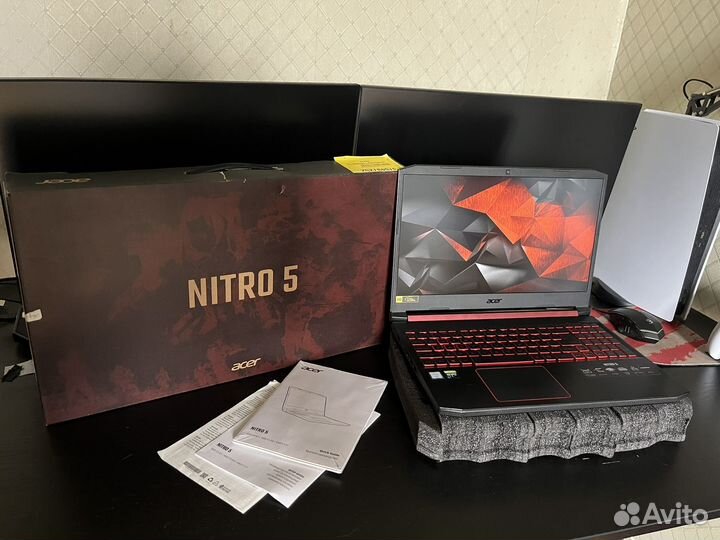 Игровой Acer Nitro 5 (RTX 2060, intel core i7)