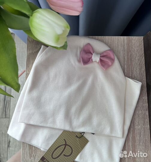 Комплект шапка и снуд