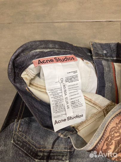 Новые джинсы Acne Studio широкие