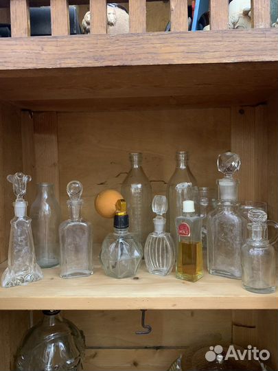 Флаконы от духов СССР, стеклянки СССР