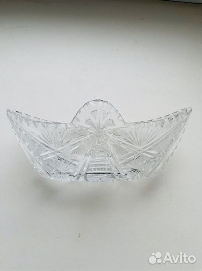 Хрустальная ваза/салатник/конфетница СССР