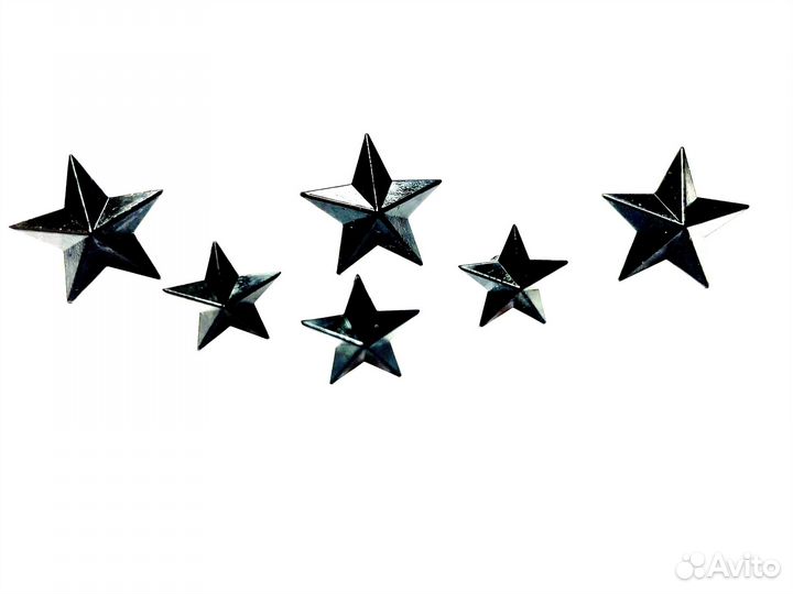 Пластиковые звезды на погоны