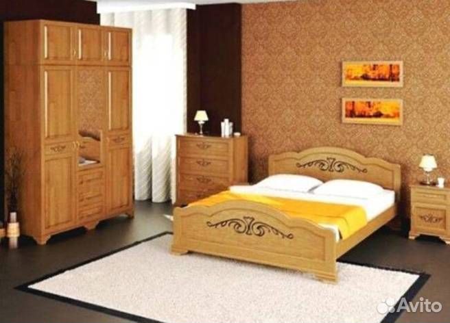 Кровать из массива дерева от производителя