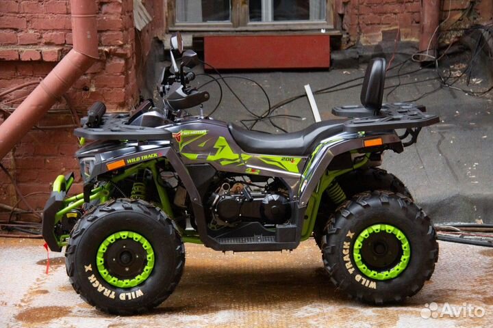 Квадроцикл motoland wild track x winch 200