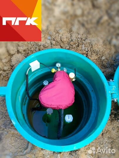 Газгольдер Гaзификация частного дома