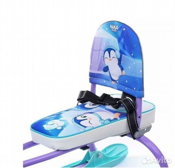 Снегокат со спинкой