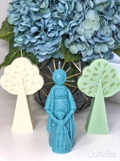 Кукла берегиня - свечи