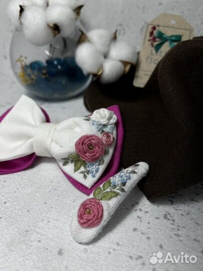 Бантики для девочек ручной работы