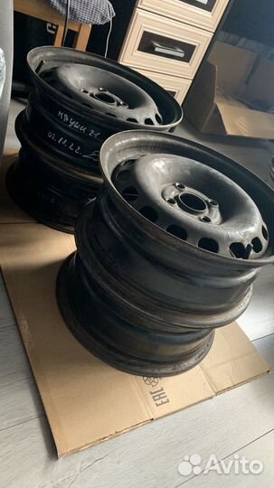 Штампованные диски R15 Audi 80