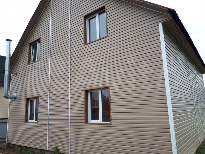 Коттедж 128 м² на участке 4,5 сот.