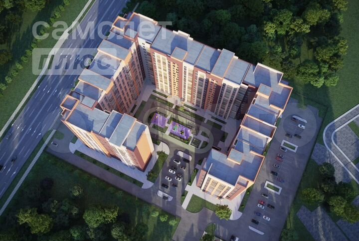 3-к. квартира, 86,2 м², 8/16 эт.