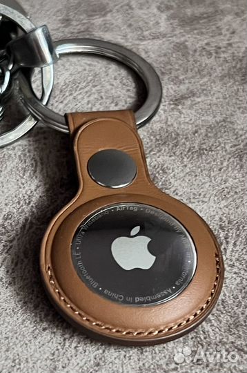 Apple AirTag Leather Key Ring