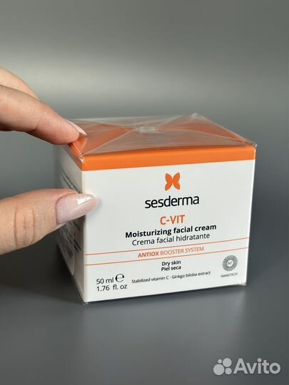 Крем для дица увлажняющий sesderma c-vit