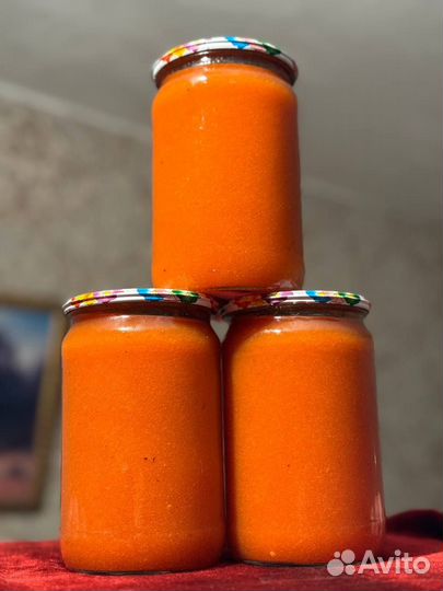 Облепиховое варенье перетёртые