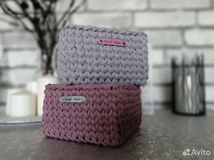 Вязаные органайзеры