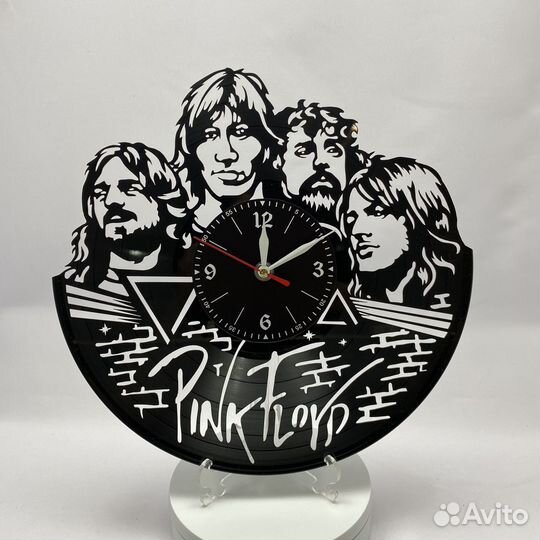 Группа Pink Floyd №1 часы из винила