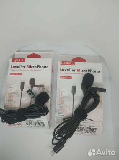 Петличный микрофон type C новый