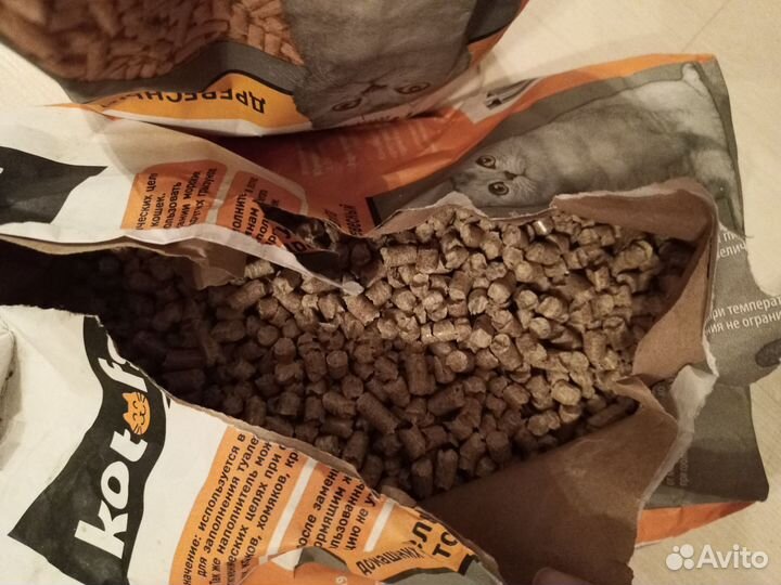 Древесный наполнитель для кошек