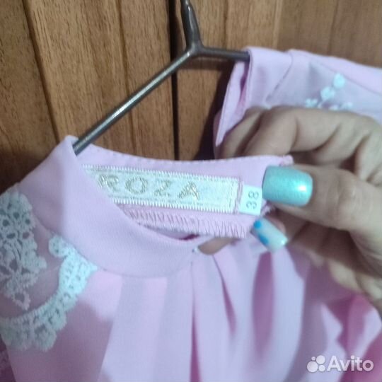 Блузка нарядная для девочки 146