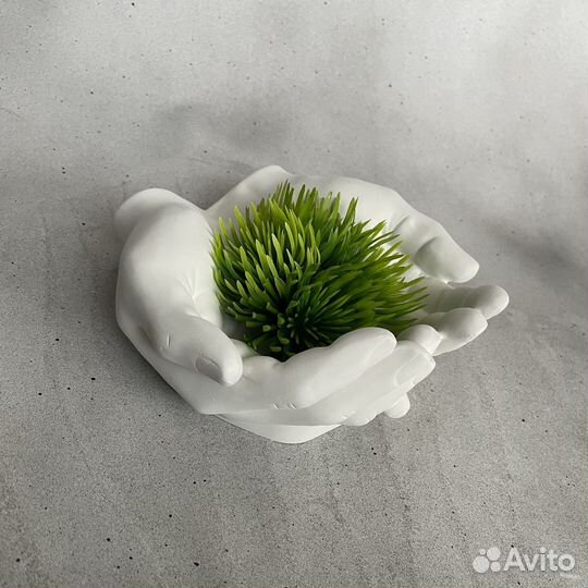 Изделия из гипса коллекция white кашпо подставка