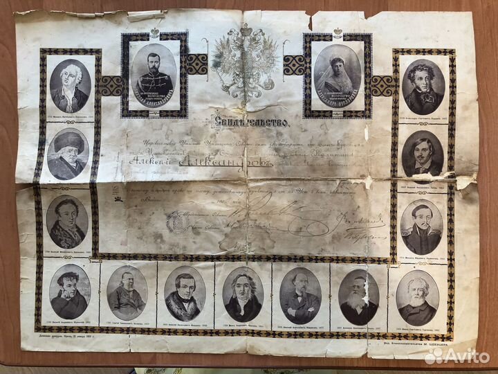 Свид-во об образов Калитинского Демского уч. 1906г