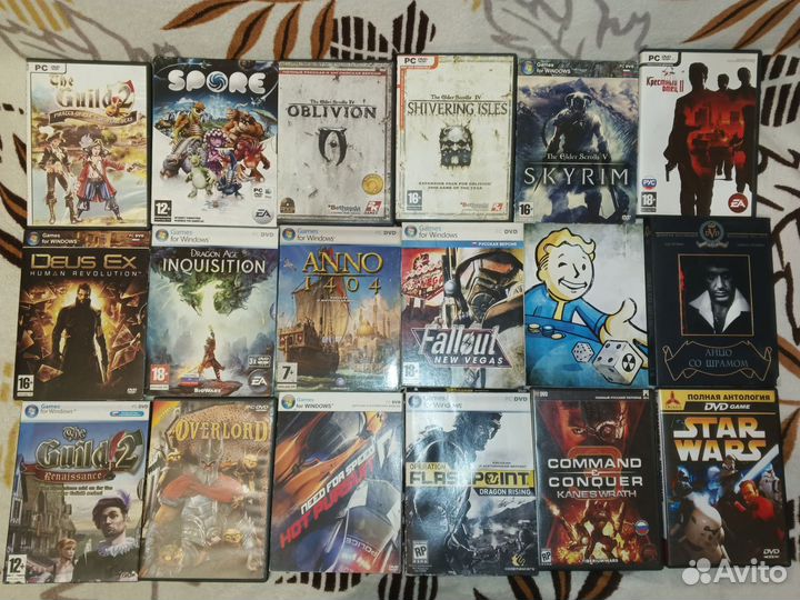 Компьютерные игры диски для пк