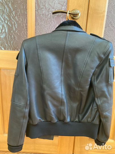 Balmain кожаная куртка