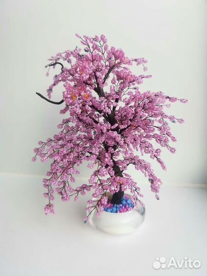 Сакура из бисера. Деревья из бисера