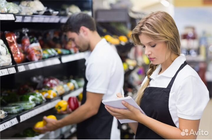 Работник торгового зала с ежедневной оплатой