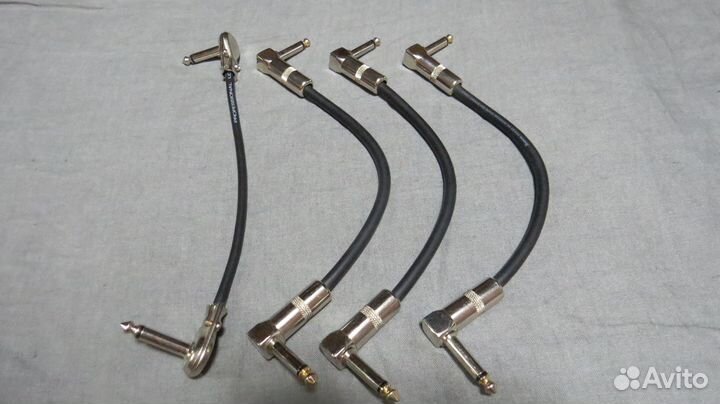 Кабели провода гитарные, педальные разные