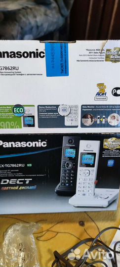 Телефон panasonic dect, радионяня