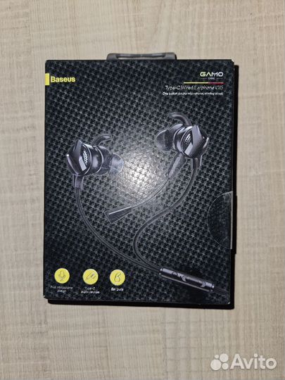 Наушники Baseus проводные Type-c