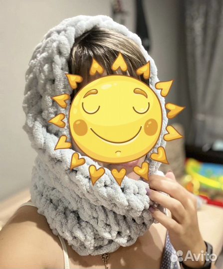 Пледы, шапки, снуды, повязки, балаклавы