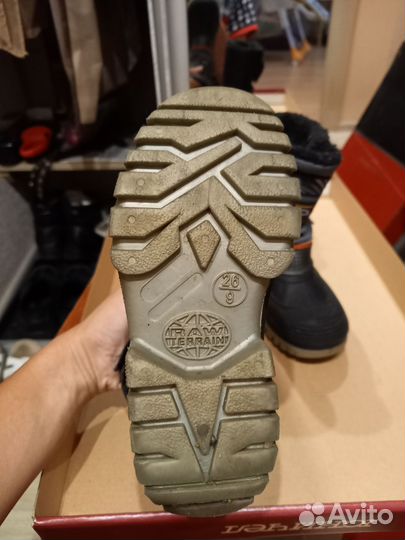 Сапоги деми и дутики 26 размер