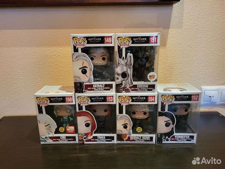 Фигурки the wither 3 funko pop