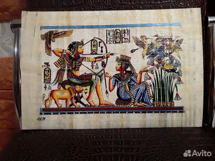 Картина на папирусе