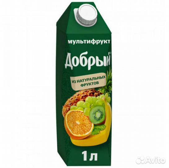 Сок Добрый Мультифрукт 1л