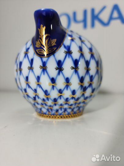 Сливочник кобальтовая сетка тюльпан фарфор