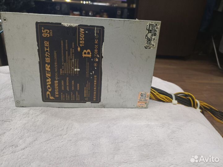 Блок питания antminer 1800w