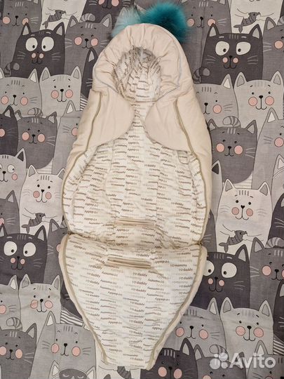 Зимний конверт для новорожденных (на выписку)