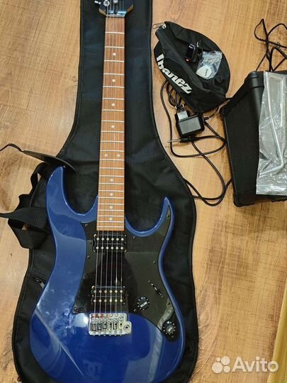 Электро гитара Ibanez JRX20U-BL + комбик, чехол