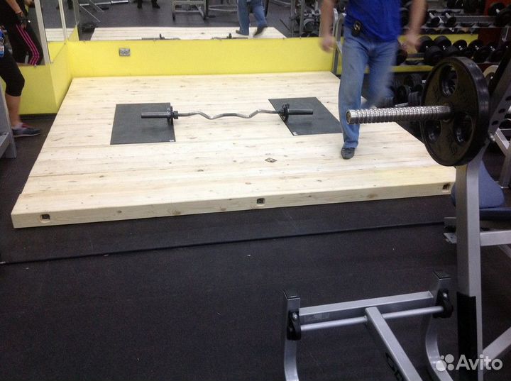 Помост тяжелоатлетический (соревновательный) 4х4х