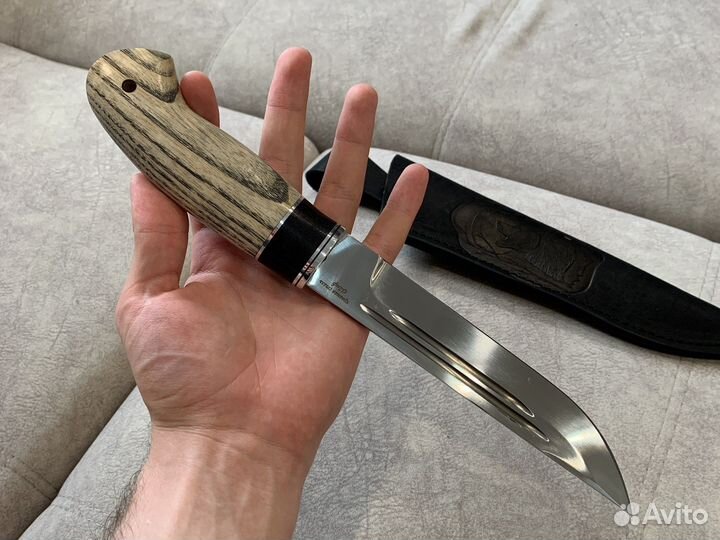 Засапожный нож из кованой стали х12мф