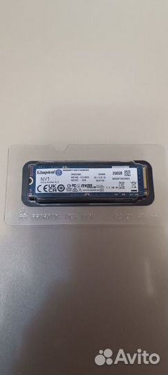 SSD диски M2 NVMe 256Gb Kingston