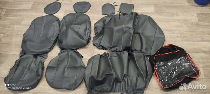 Автомобильные чехлы из экокожи