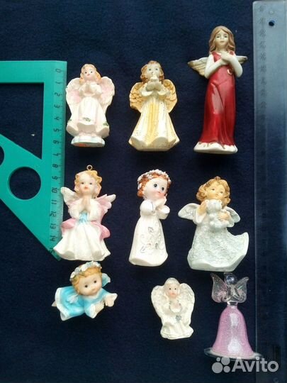 Коллекция ангелочков 9 шт, статуэтка