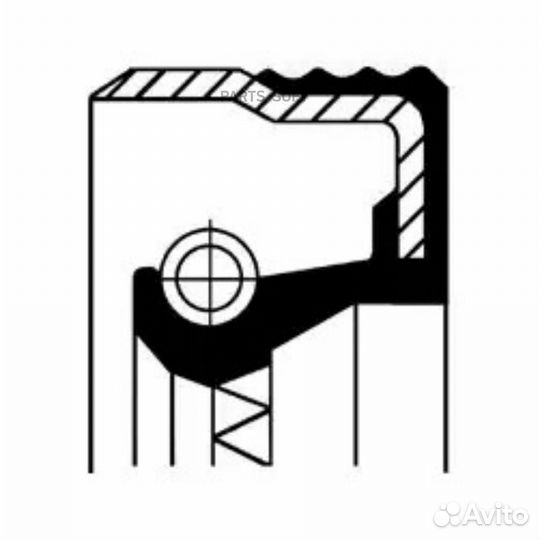 Corteco 01031980B 45x102.3x11.5/18.3 Сальник дифф