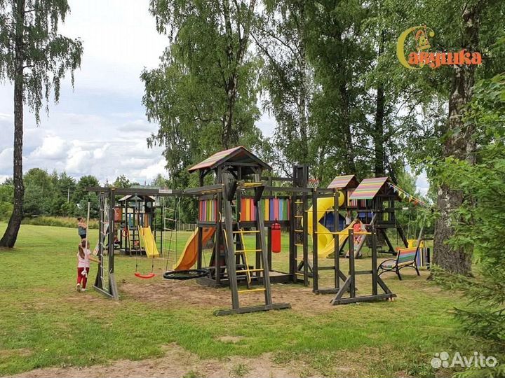 Детский уличный спортивный комплекс для дачи