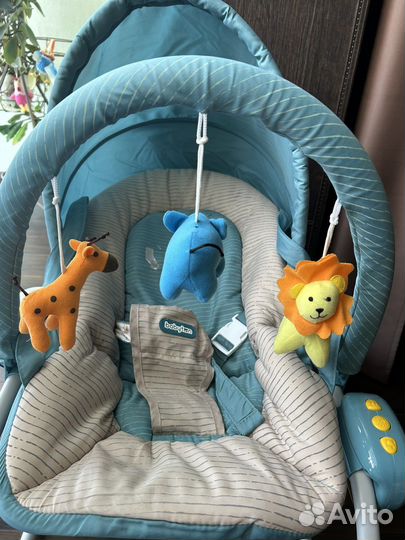 Шезлонг детский с рождения
