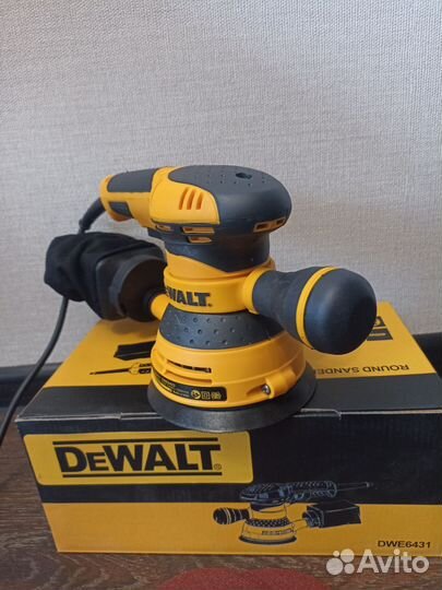 Эксцентриковая шлифмашина dewalt